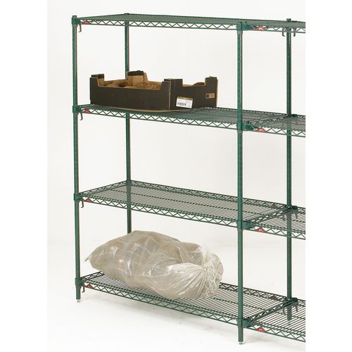 Super adjustable Metroseal 3 ® anti-bacterial shelving - 610mm Deep - Depth mm: 610
