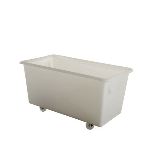 400 Ltr. nesting plastic container trucks - polypropylene base - Base Material: Polypropylene