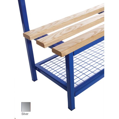 Evolve Solo Shoe Rack 2000Mm - Silver - Colour: Silver - Depth mm: 400 - Frame Colour: Silver