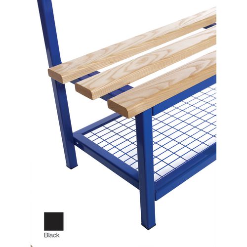Evolve Solo Shoe Rack 3000Mm - Black - Colour: Black - Depth mm: 400 - Frame Colour: Black