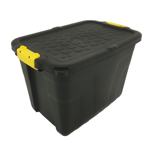 Heavy duty storage containers - Capacity L: 60 - Colour: Black - Container Capacity L: 60