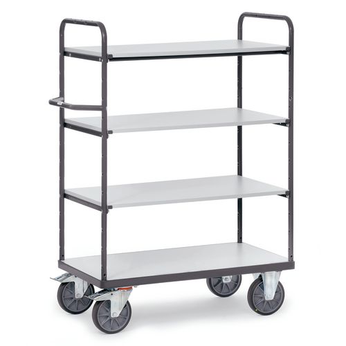 Fetra ESD Trolleys - Shelf trolleys - Capacity kg: 600 - Colour: Grey